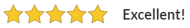 Five-star customer review: Excellent!